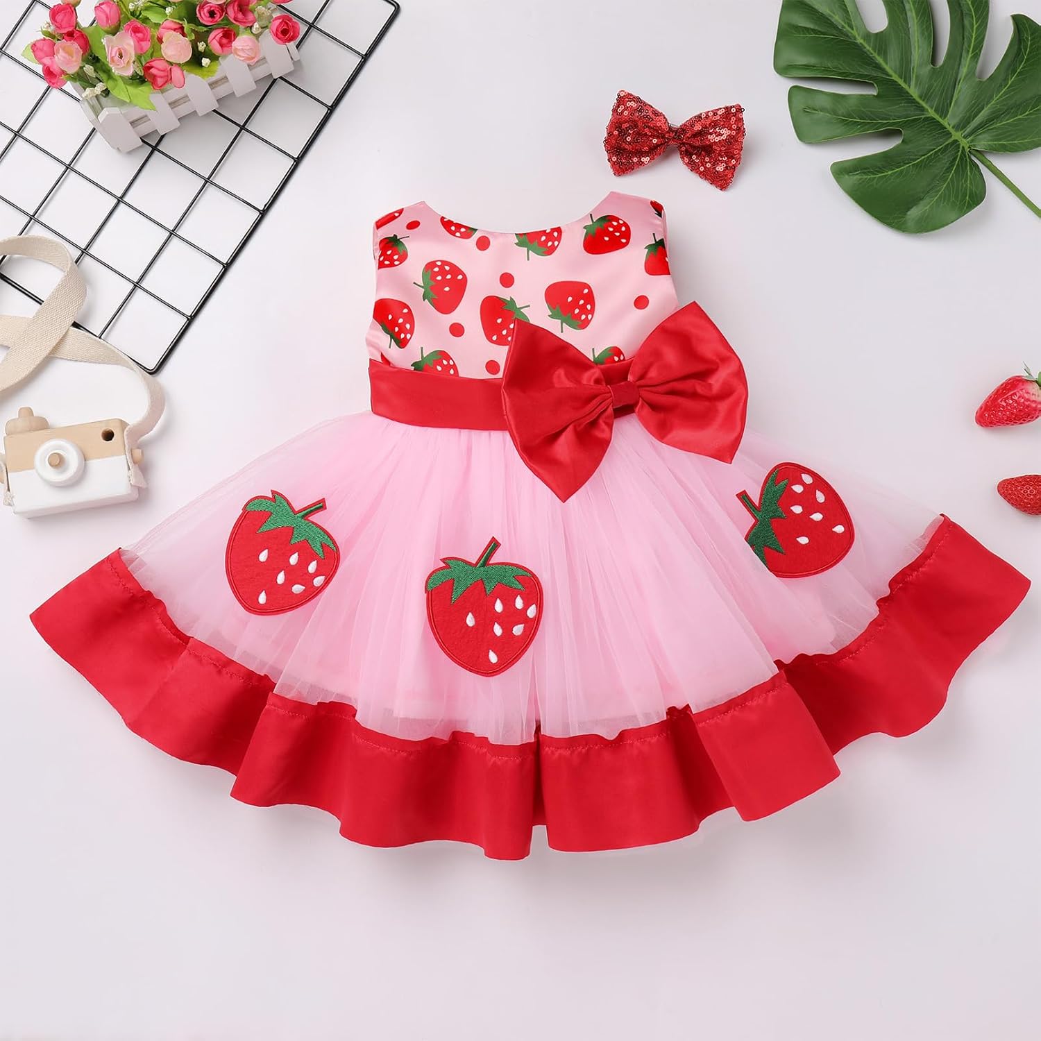 Baby Princess Tutu Dress with Headband 2Pcs Set