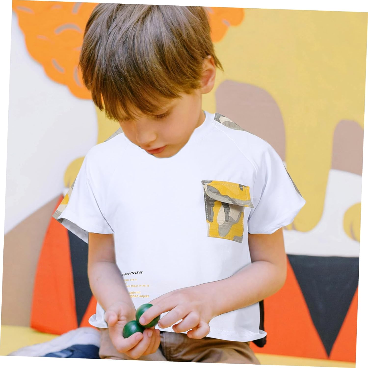 Stylish Camouflage Boys Summer Outfit Set for Ages 5-12