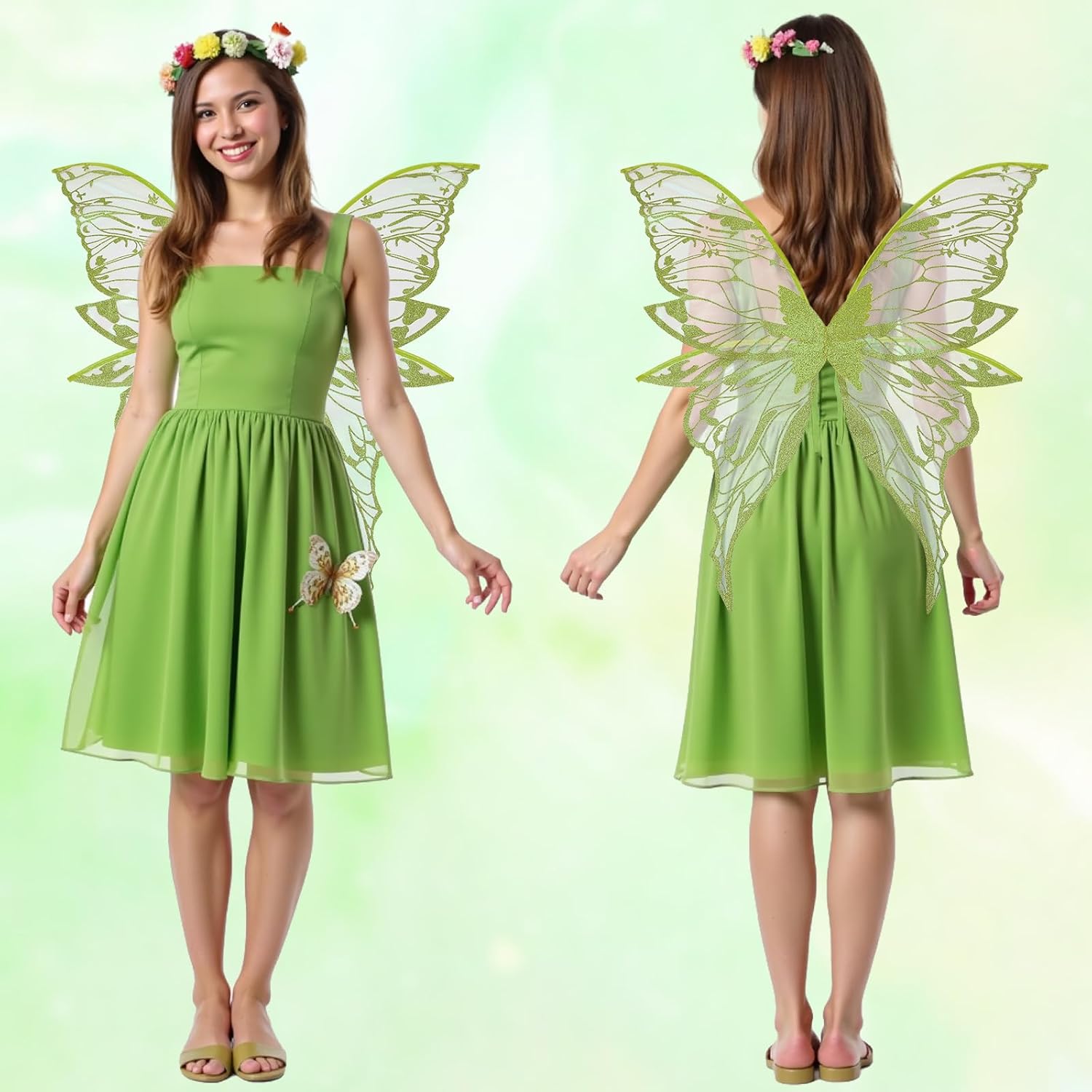 Woifunu Fairy Wings Costume Set