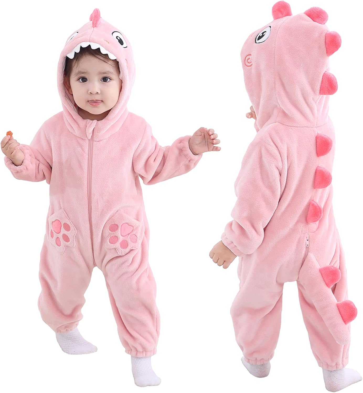 TONWHAR Halloween Animal Bodysuit for Baby Toddler