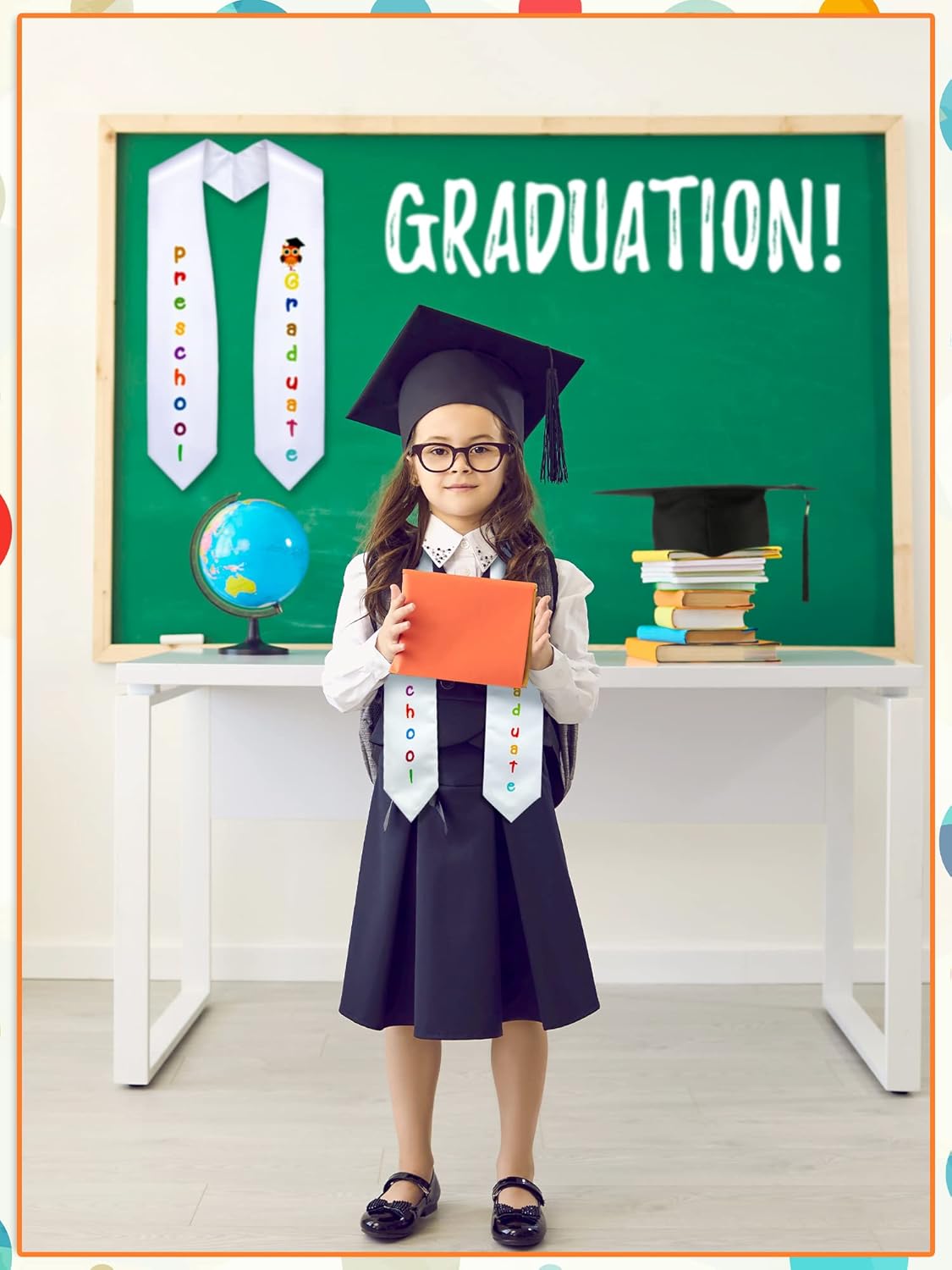Geyoga Preschool Graduation Sash - Cute Owl Design
