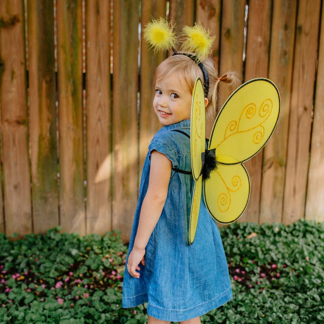 Dress-Up Accessory - Bumble Bee Wings YellowBlack One Size
