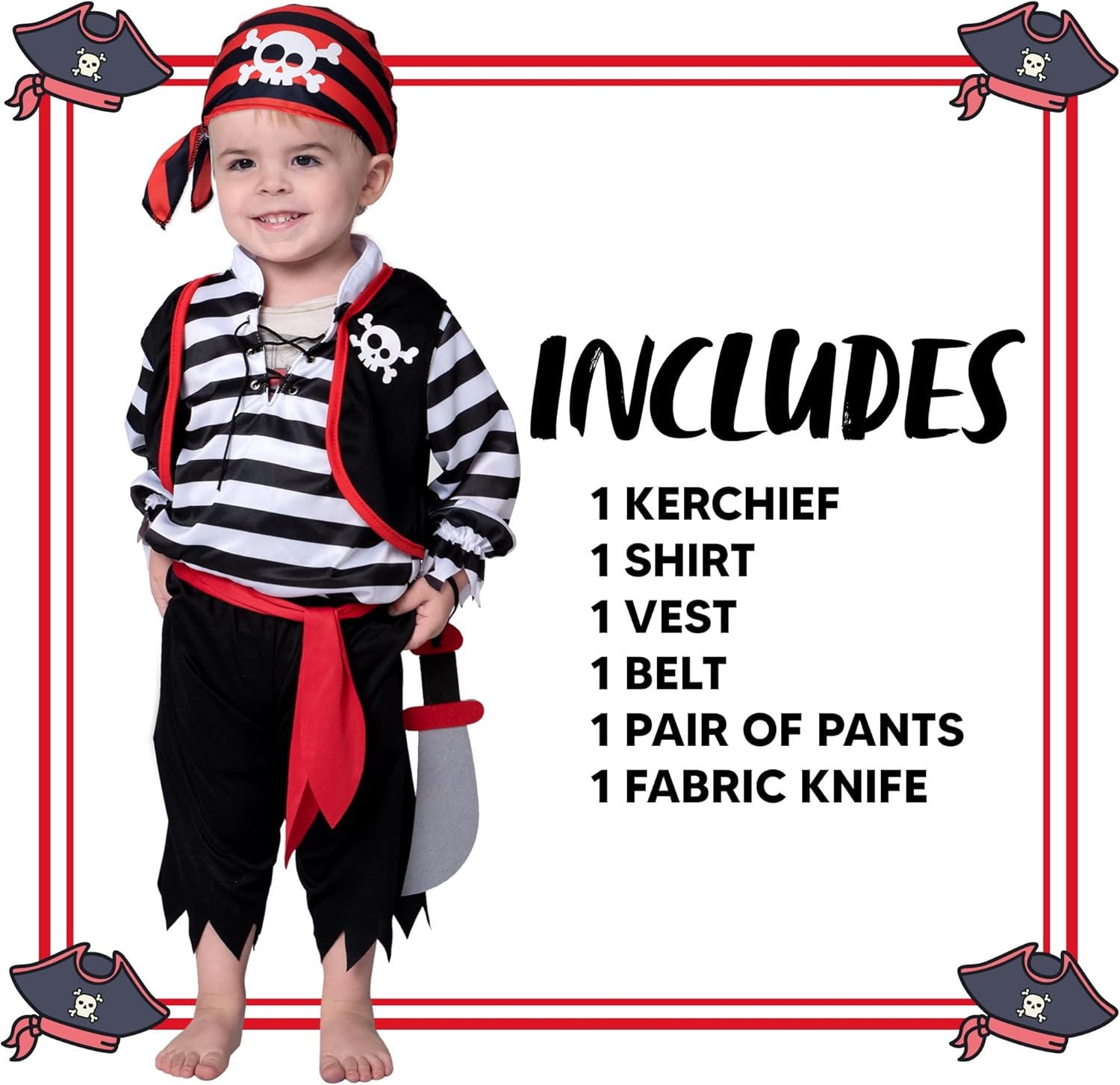 Spooktacular Pirate Costume for Kids