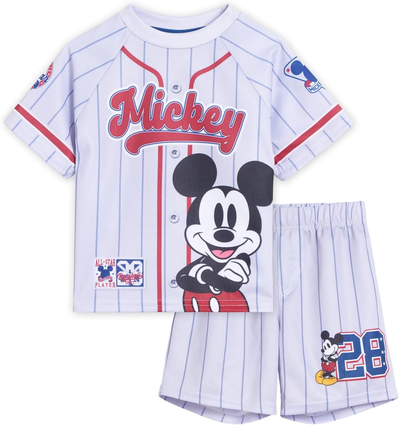 Disney Mickey Mouse Disneyland Adventure T-Shirt Shorts Set