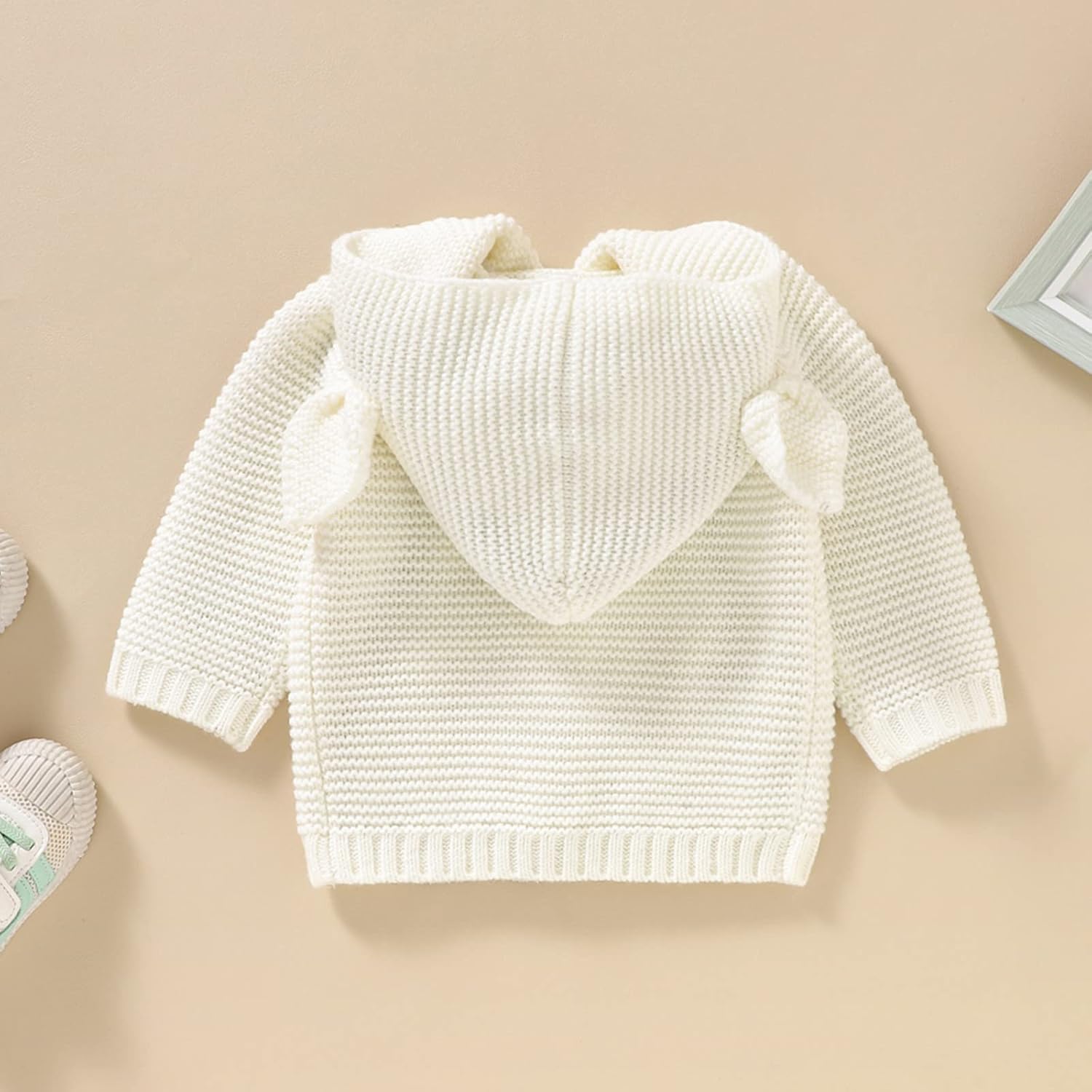 Perfectly Cozy Fox-Eared Baby Sweater Toddler Halloween Christmas Style