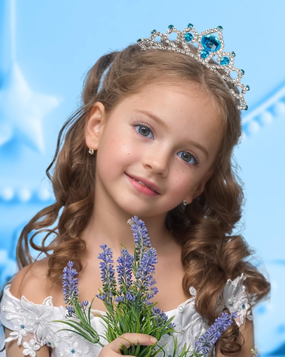 Rhinestone Princess Tiaras - GLOW with Elegance for Kids