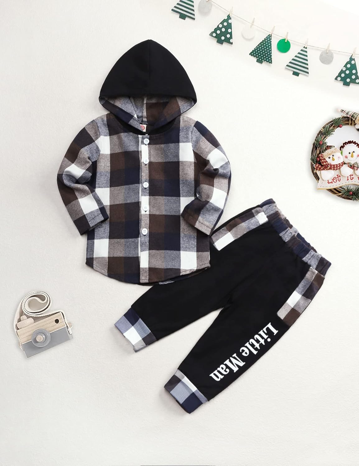 Axumity Toddler Plaid Panel Outreach Set