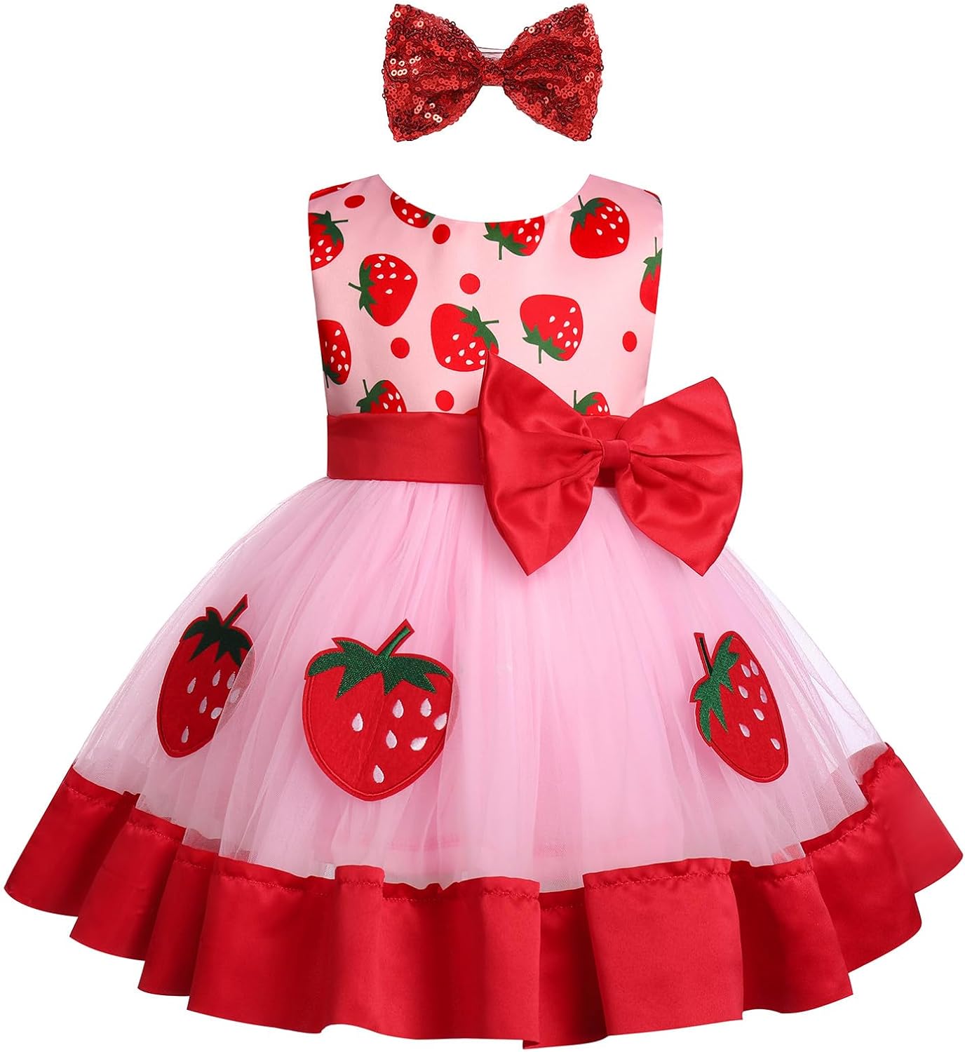 Baby Princess Tutu Dress with Headband 2Pcs Set