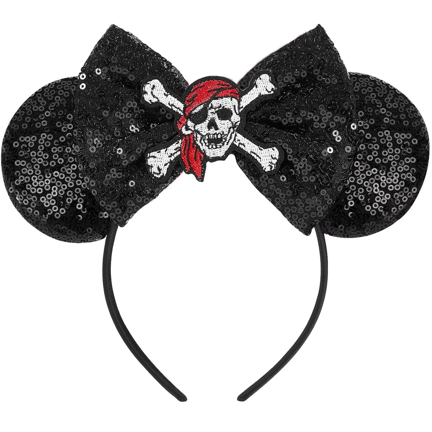 Pirate Mouse Ears Headband Halloween Party Accessories for Girls