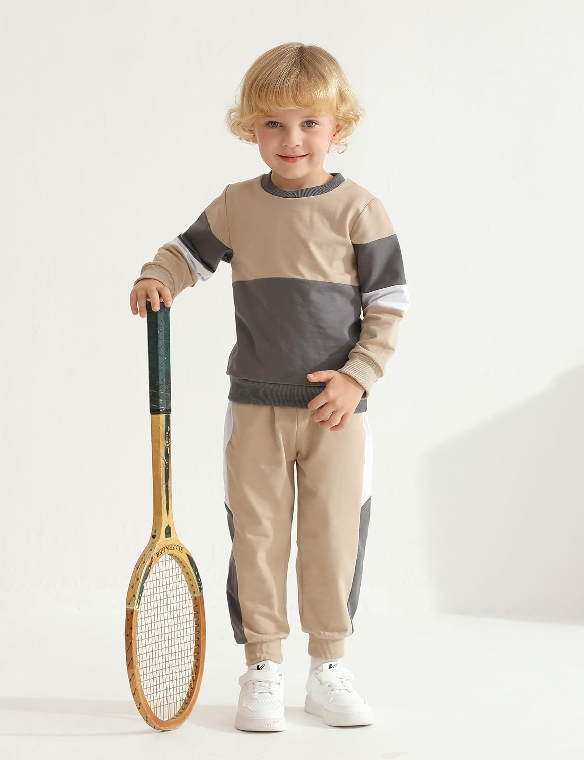 Hevemexy Toddler Boys Fall Winter Set