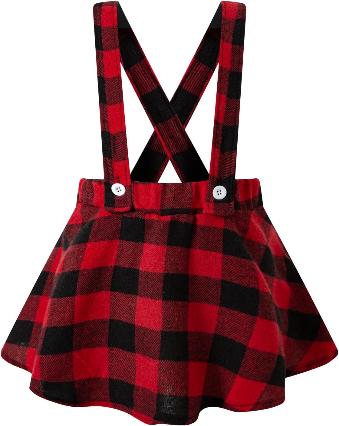 Christmas Cosplay Baby Girl Who Stole The Christmas Outfits Plaid Suspender Skirt Dress