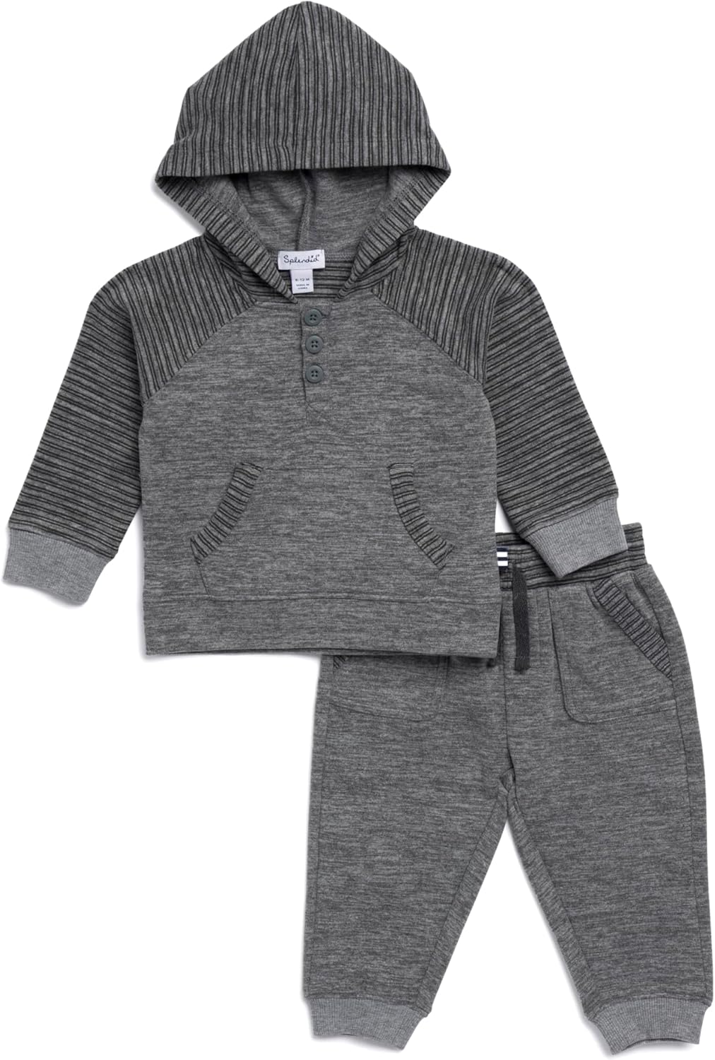 Splendid Boys Cloudline Long-Sleeve T-shirt joggers set