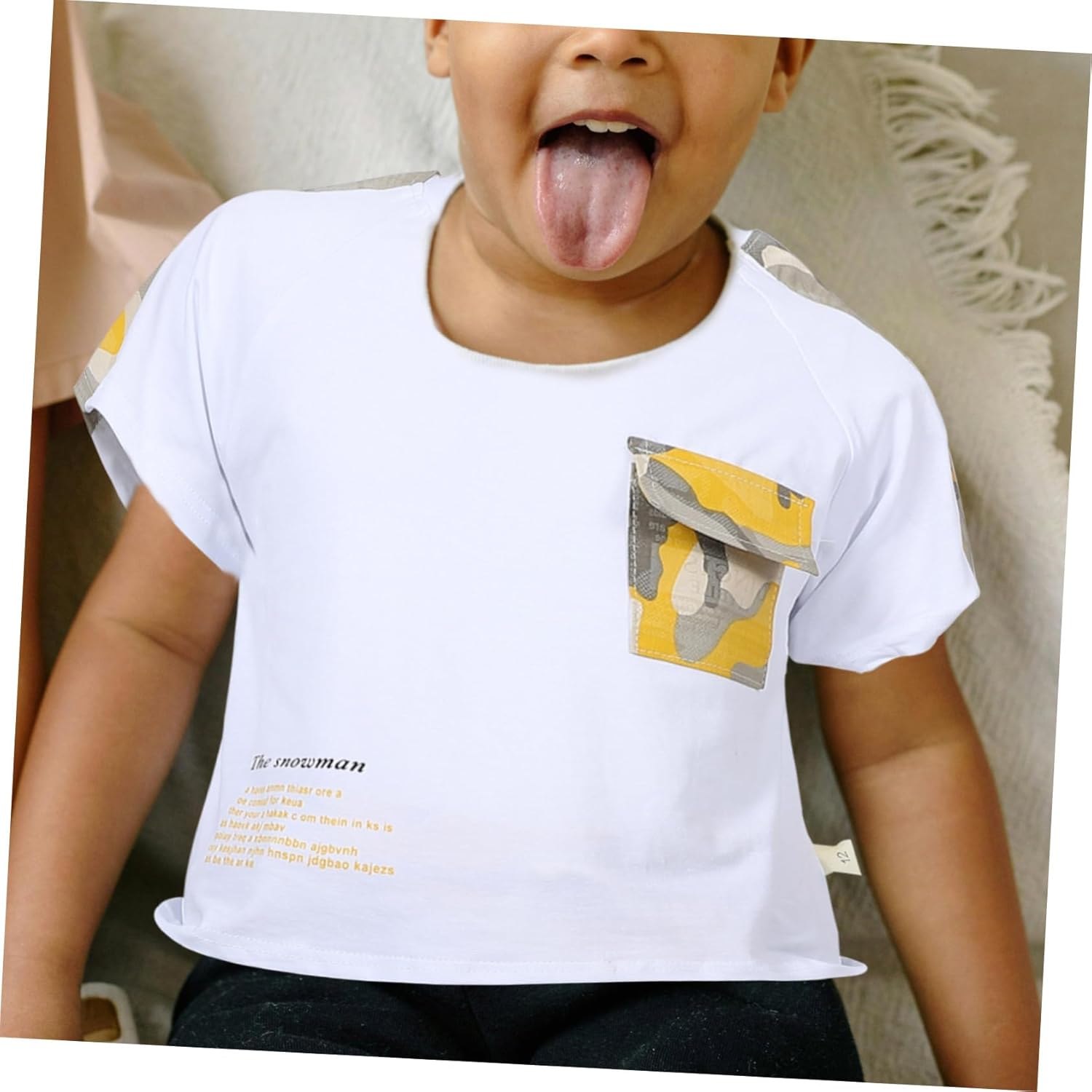 Camouflage summer outfit for boys