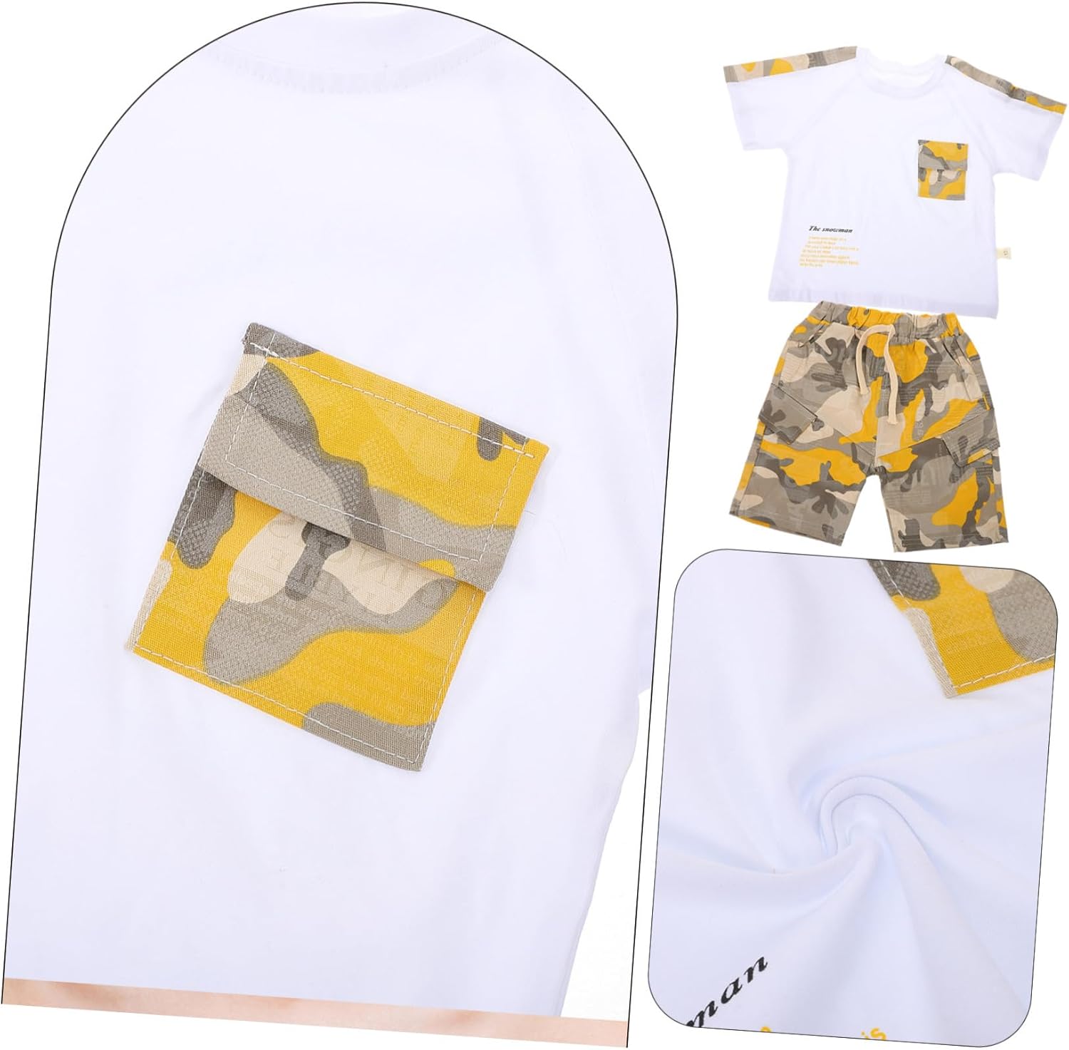 KESYOO Boys Summer Set Trendy T-Shirt Pants for Maximum Coolness
