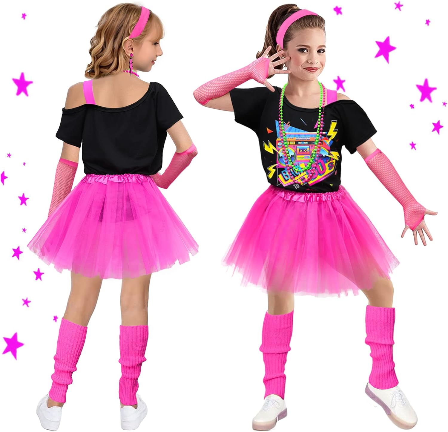 1980s Party Accessories for Girls Retro Cosplay costumes 80s theme