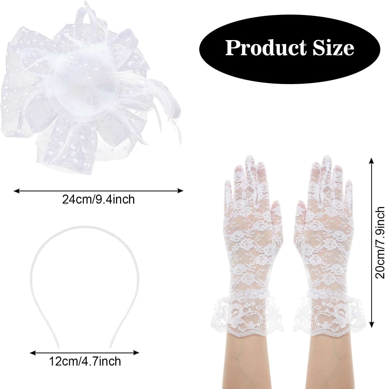 Fumwase 5Pcs Tea Party Favor Kit