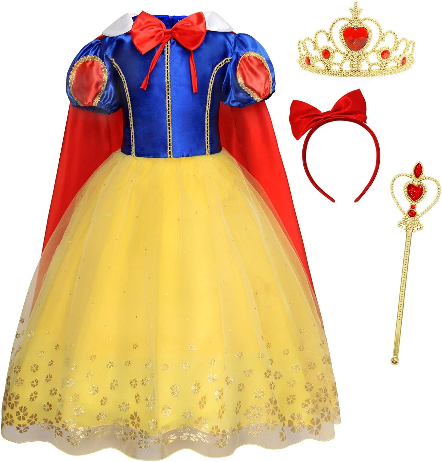 COTRIO Princess Dress Up Halloween Costume for Girls ToddlerKids