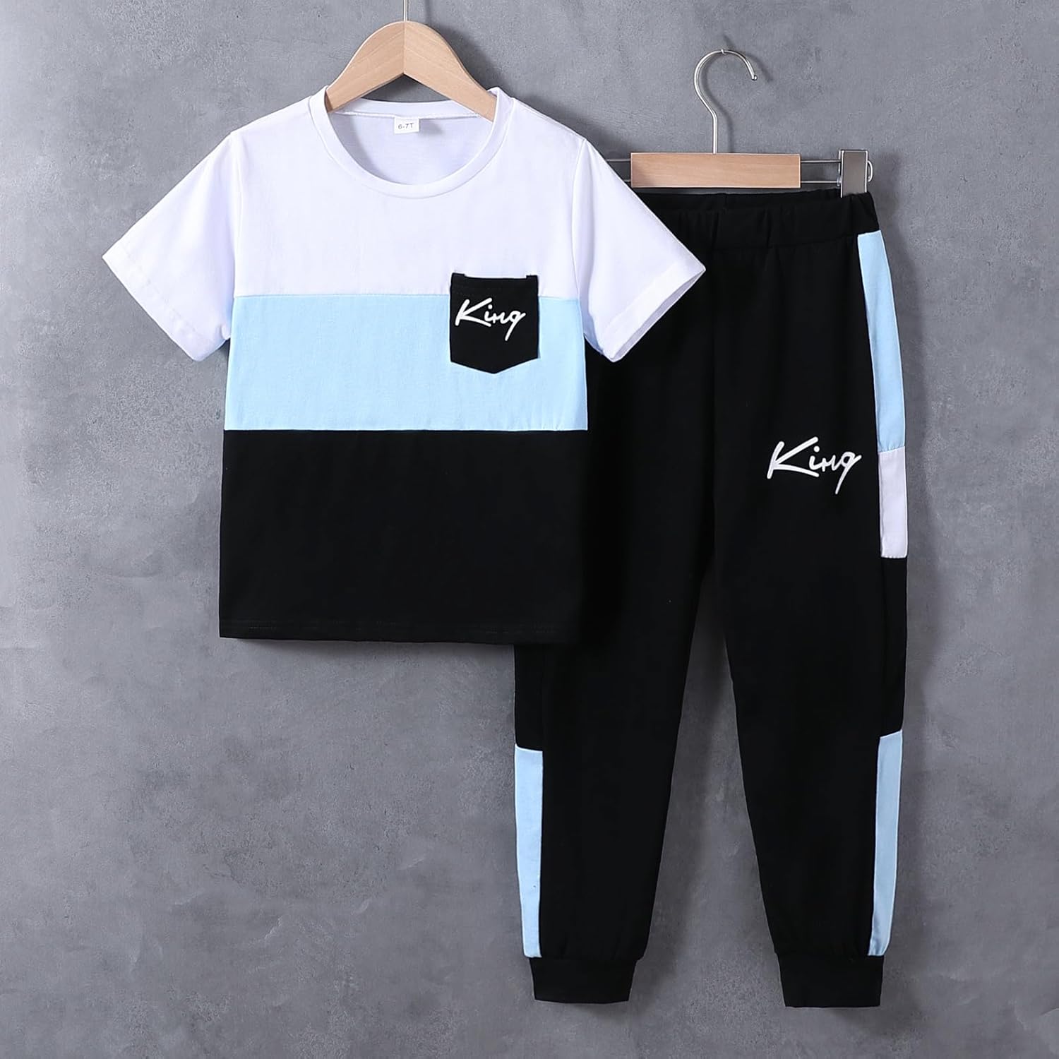 Klyatpxoen Boys Clothing Set Size 6-12
