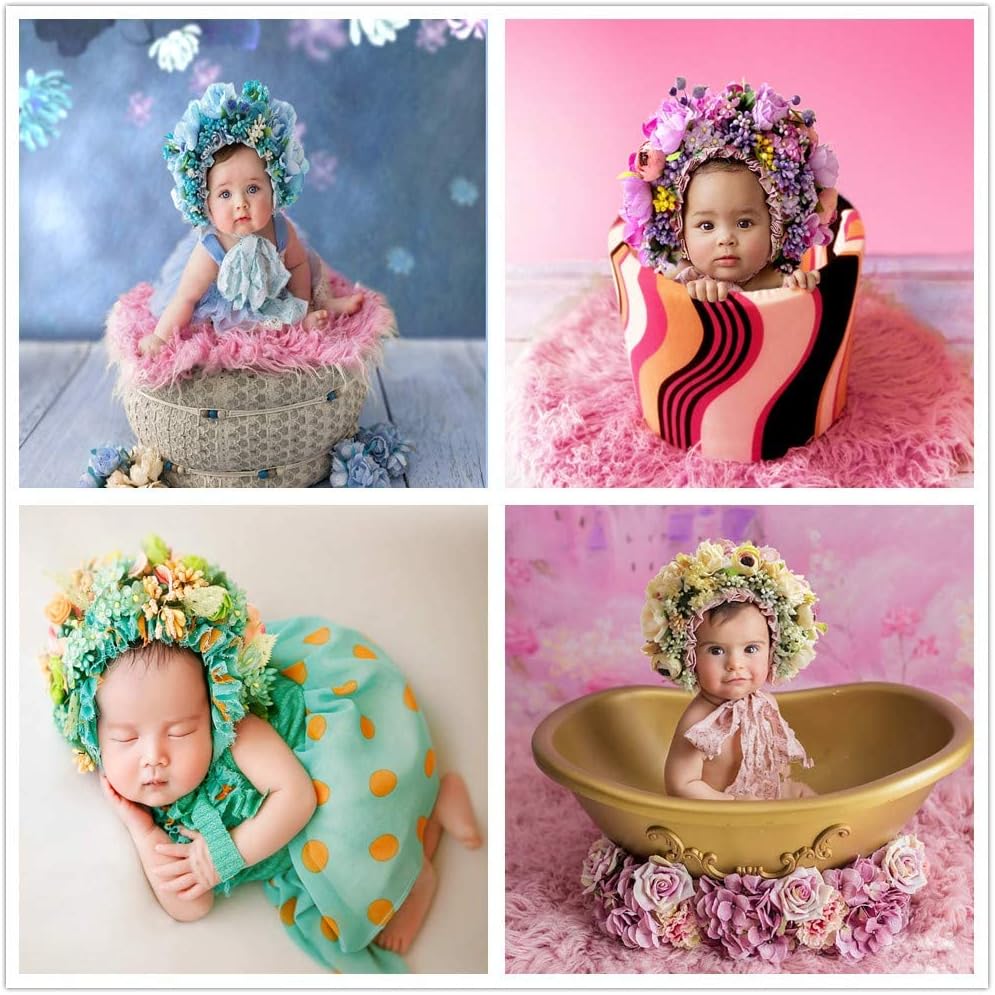 Stylish Baby Sitter Hat with Floral Design