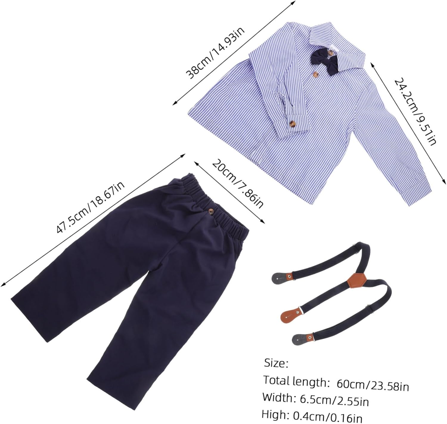 FOMIYES Boys Long Sleeve Oversight Set for SpringFall