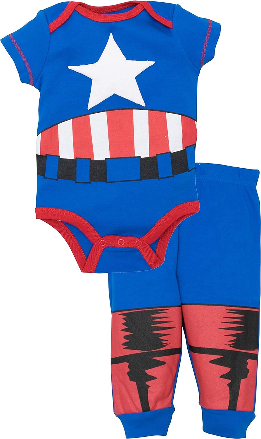 Marvel Avengers infant boys bodysuit pants