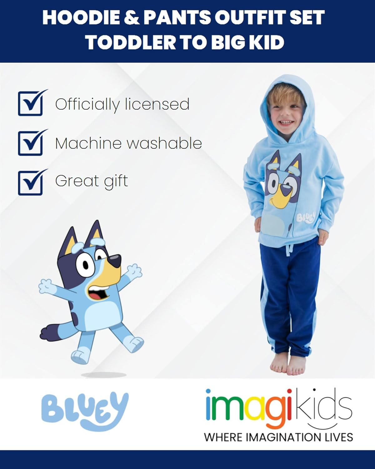 Bluey Boys Fleece Set Toddler to Big Kid