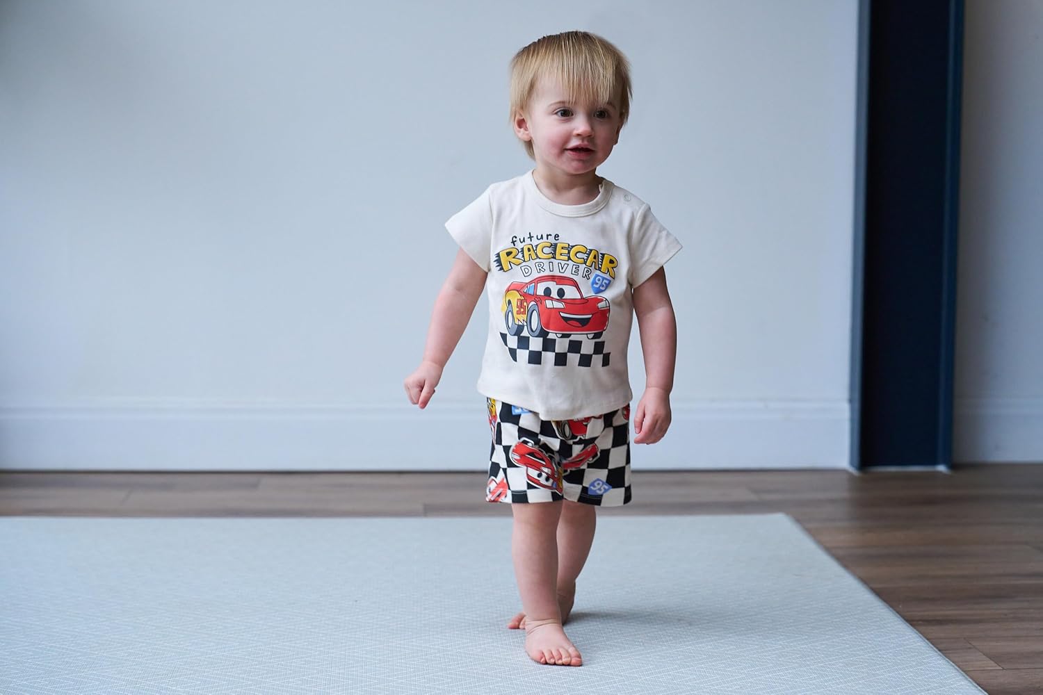 Disney Baby T-Shirt and French Terry Shorts Outfit Set
