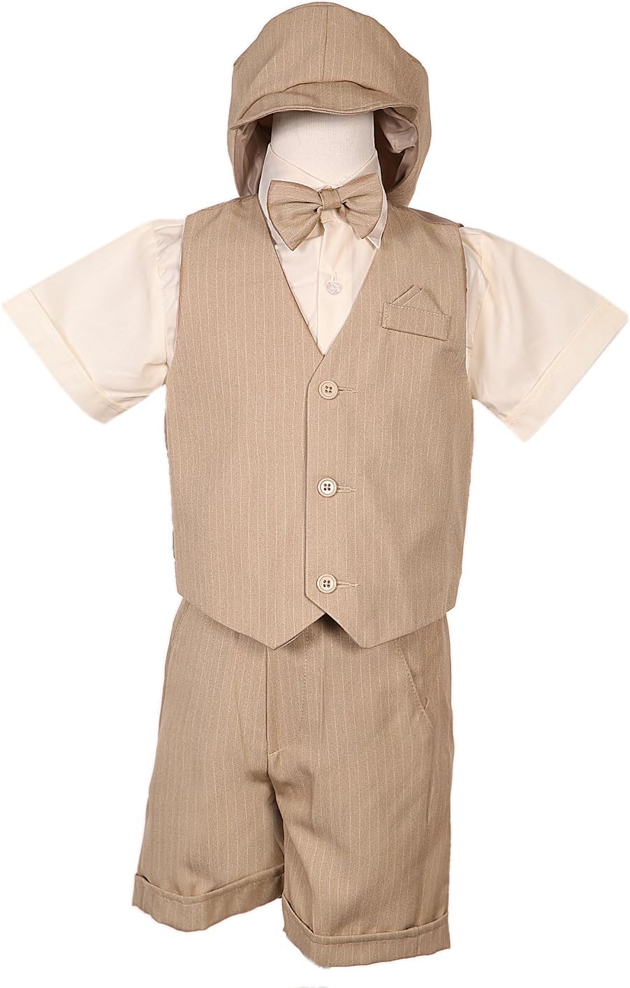 Rafael Boys Summer suspenders and Shorts Set