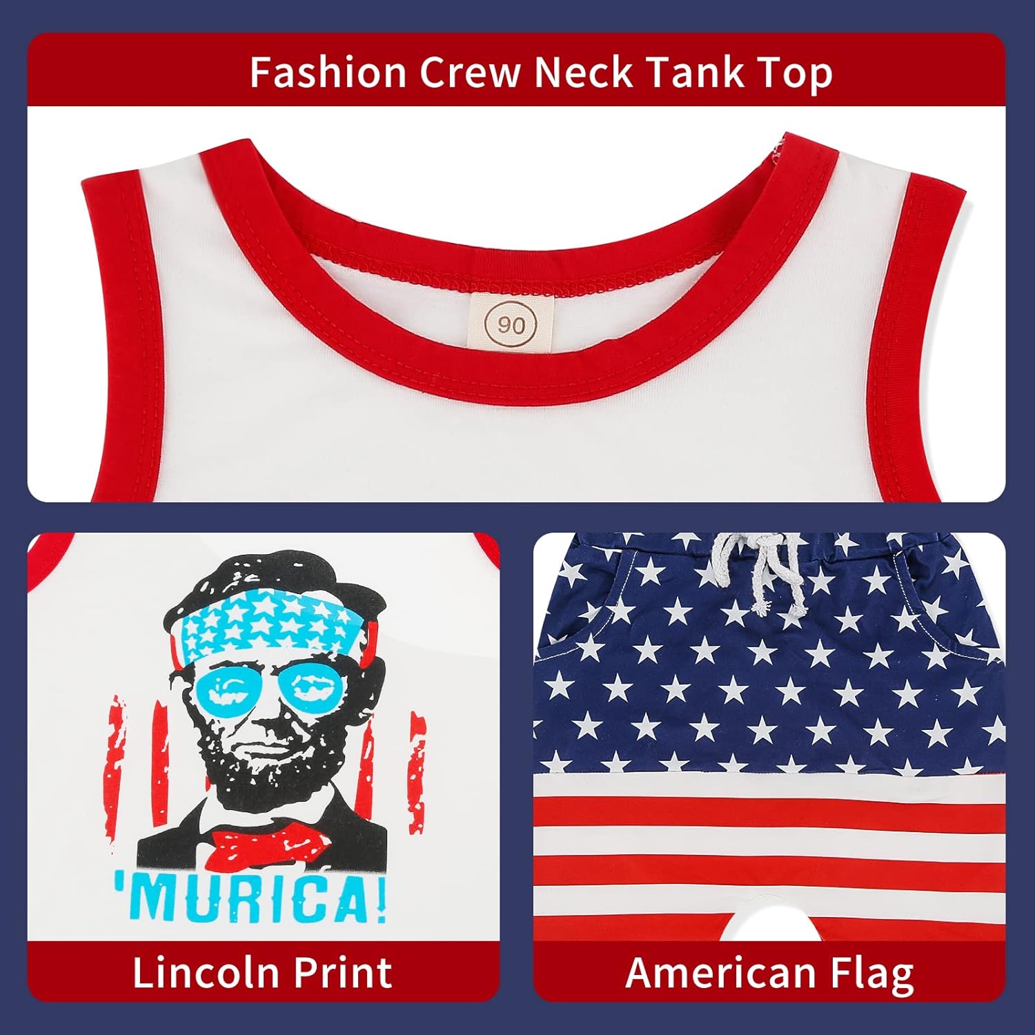 4th Of July Toddler Set
