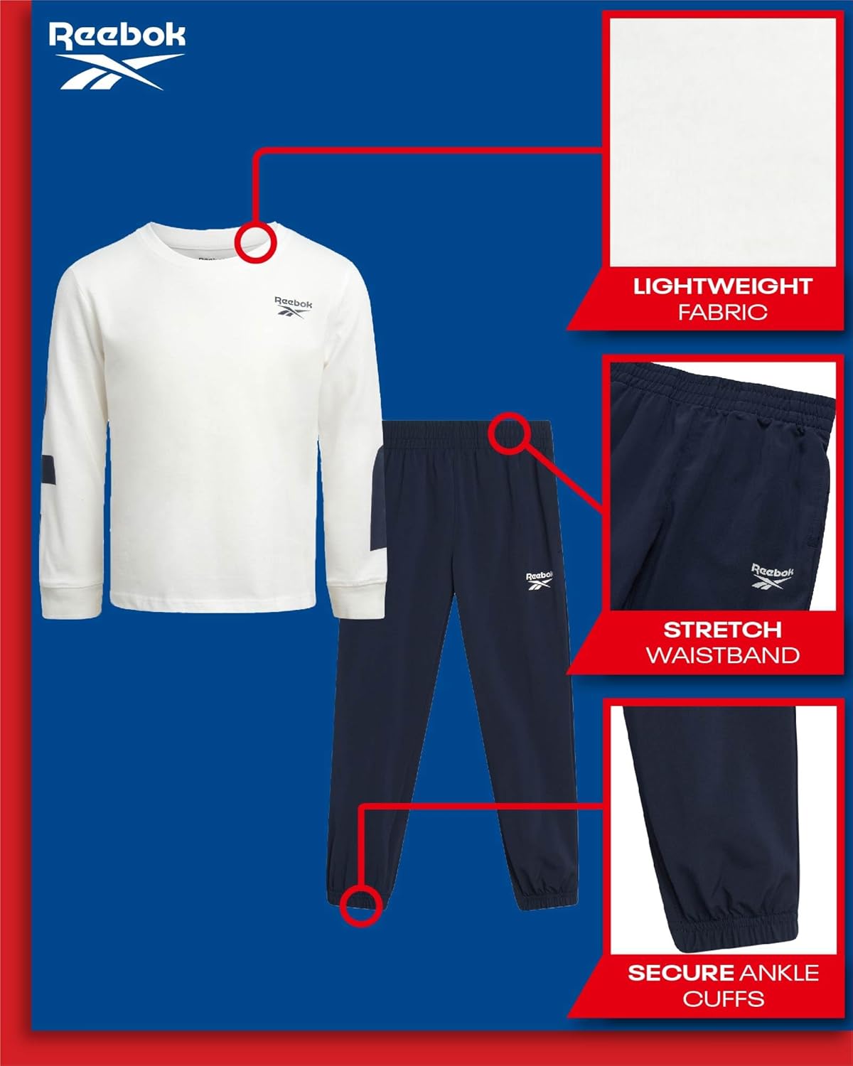 Reebok Boys Set - Comfortable Stylish