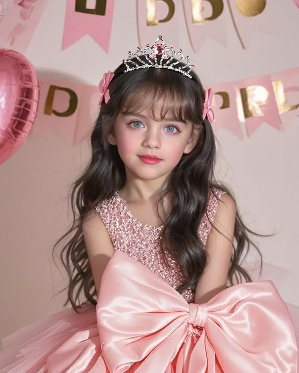 Rhinestone Princess Tiaras - GLOW with Elegance for Kids