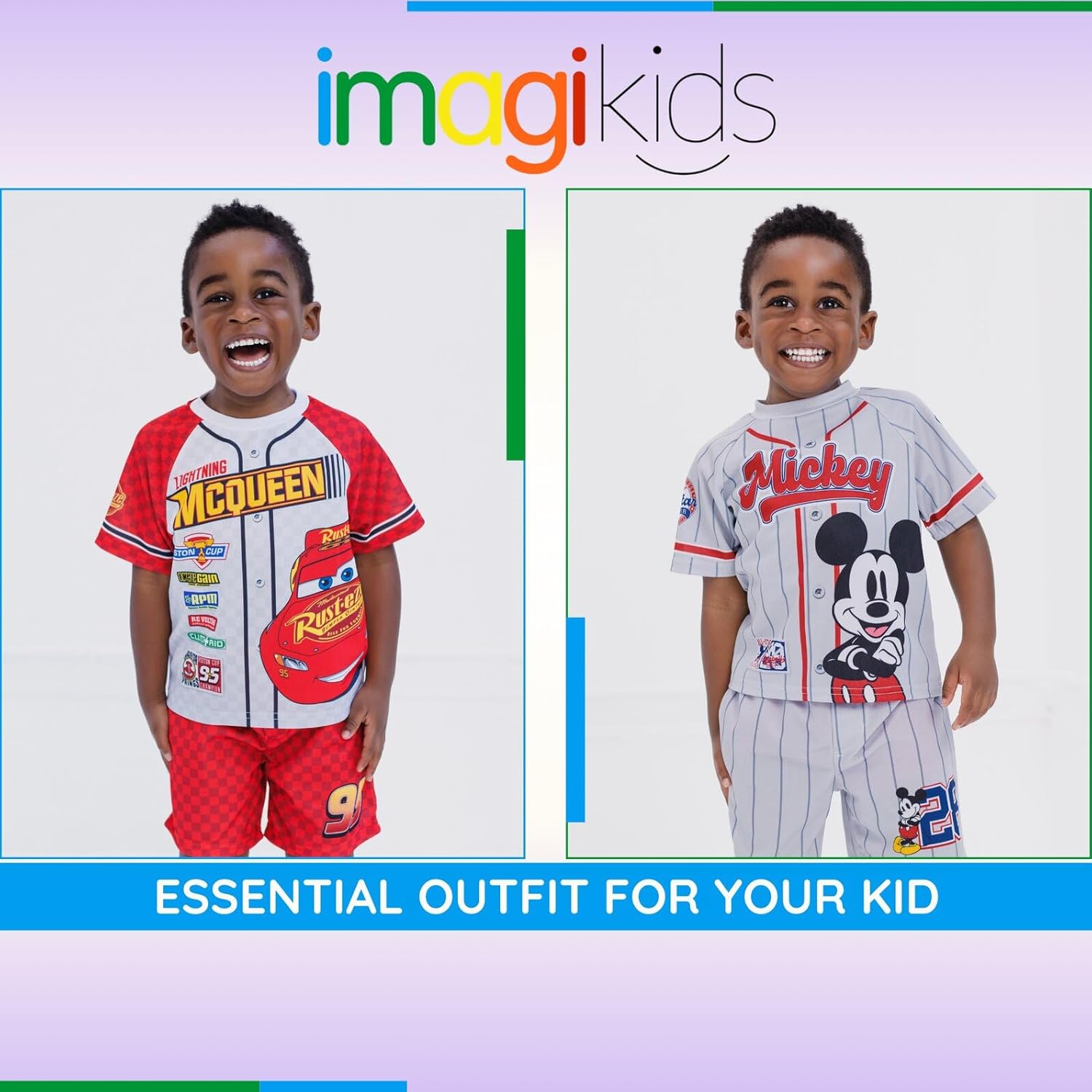 Disney Mickey Mouse Disneyland Adventure T-Shirt Shorts Set