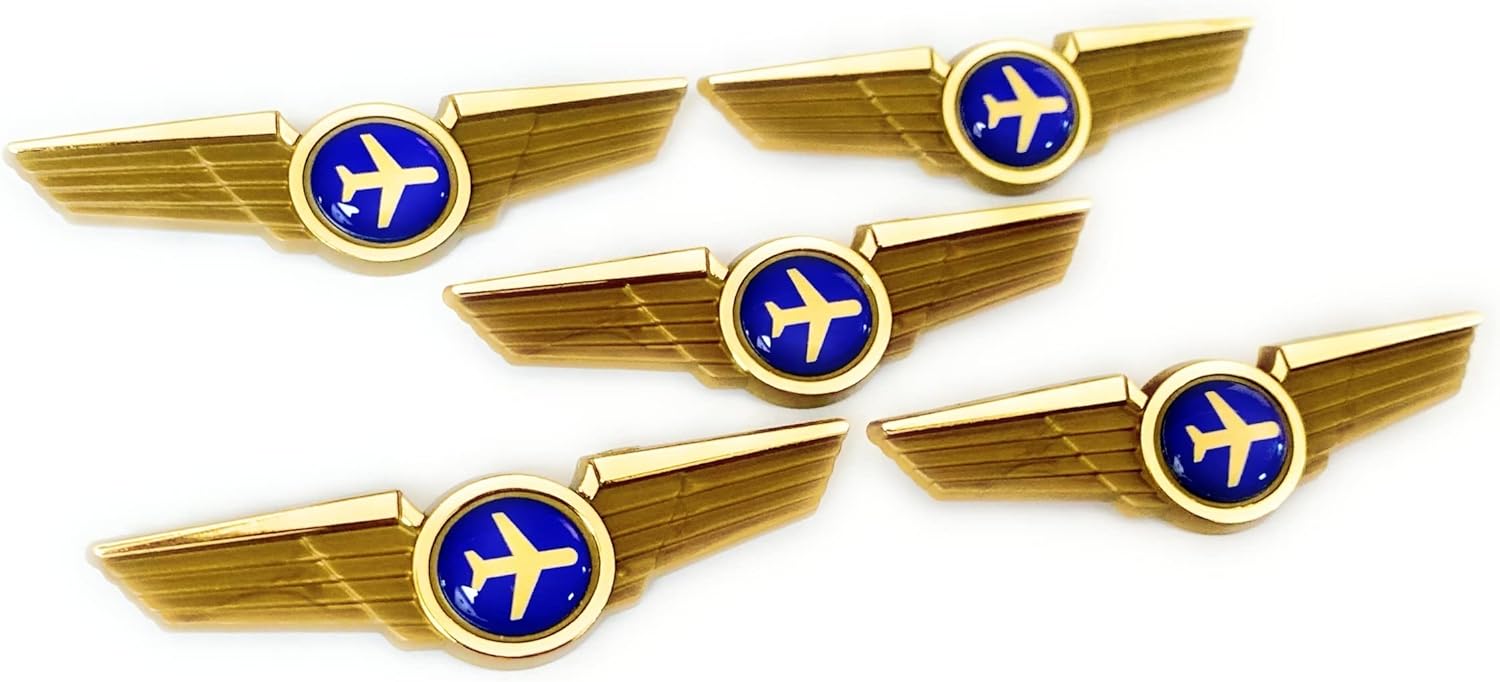 PCT WEST Kids Airplane Wing Pins