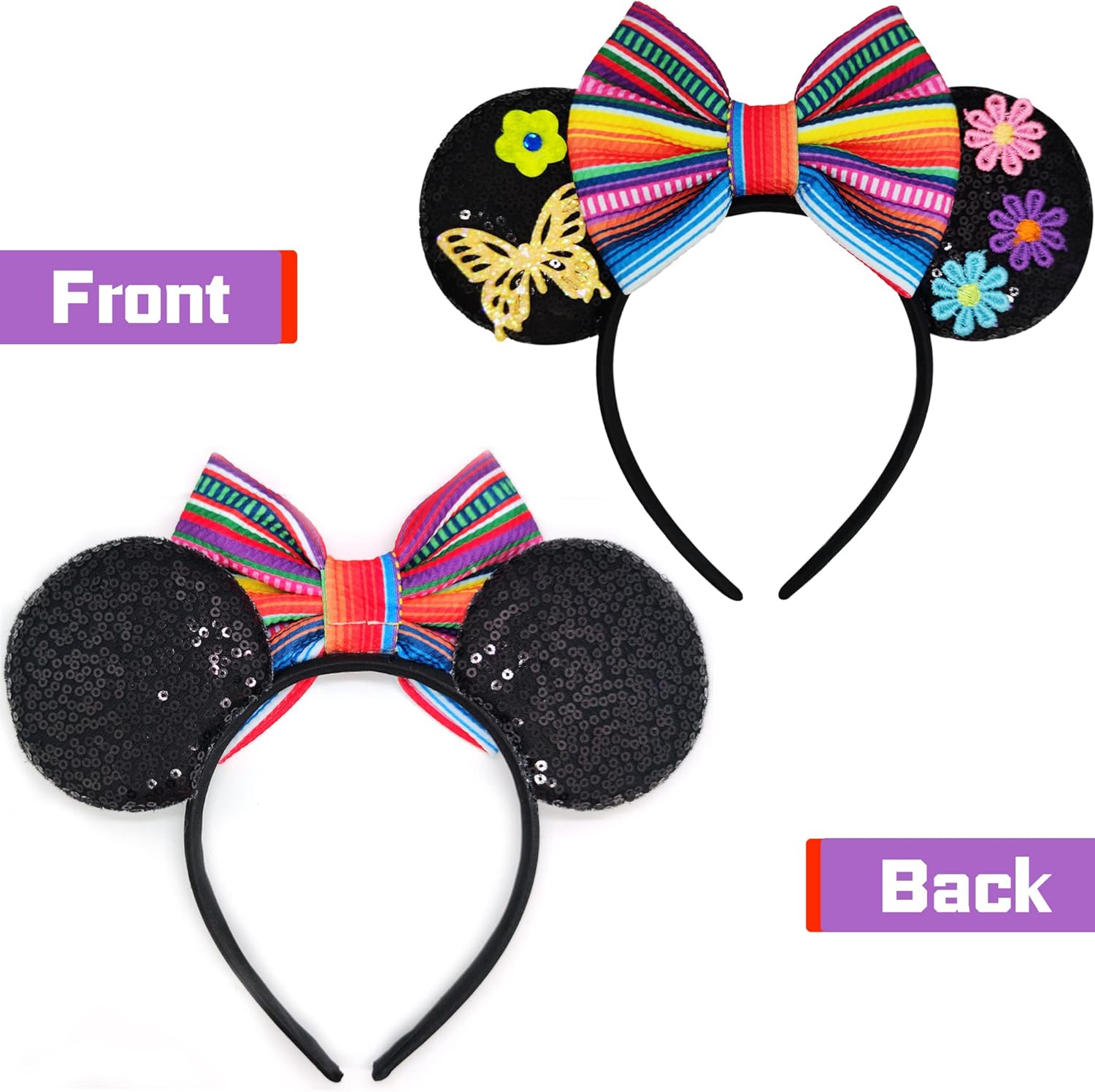 MADO Mouse Ears Headband - Princess Ears for Women Girls Kids 1