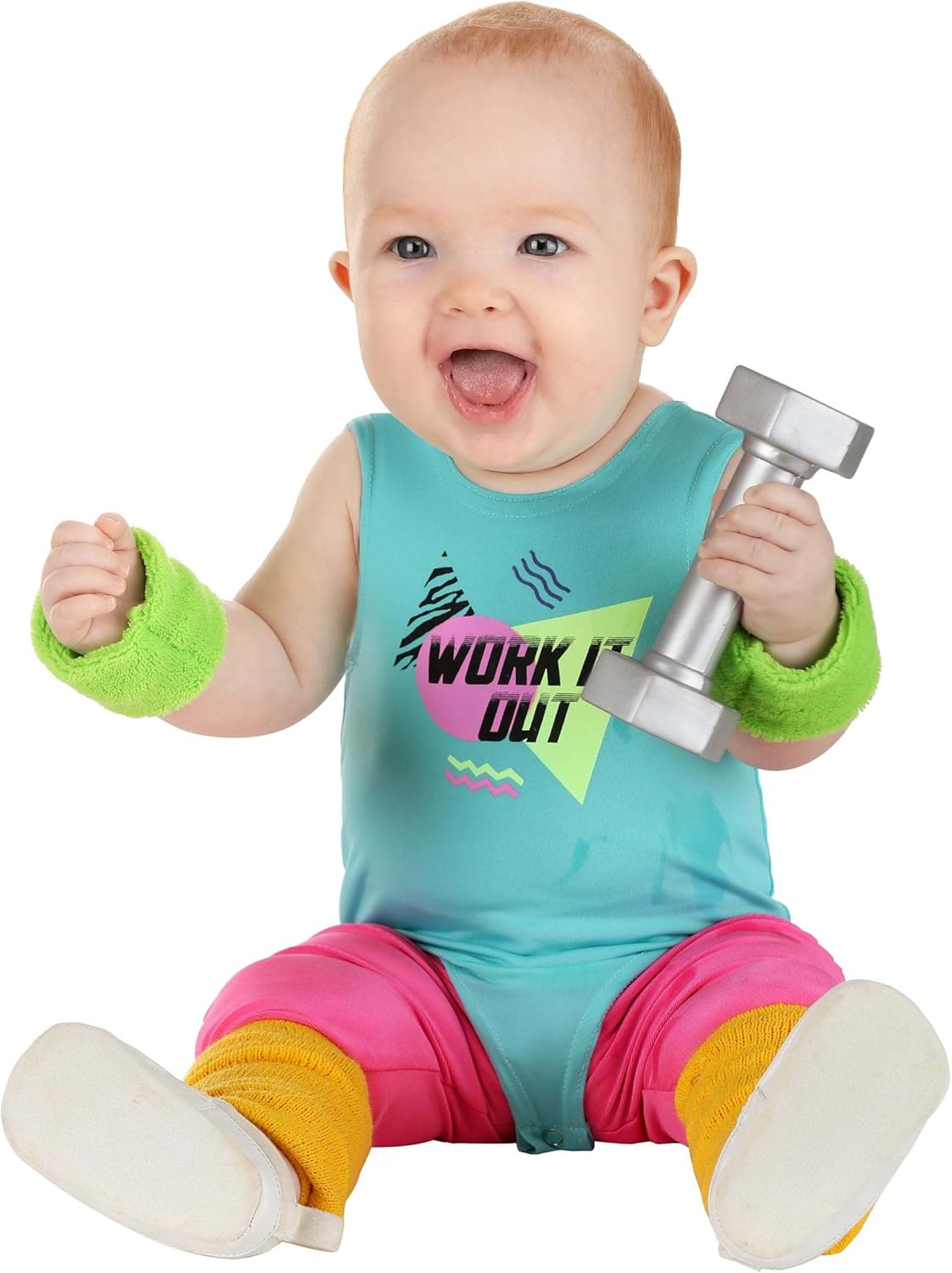 Back to 80s Baby Workout Costume