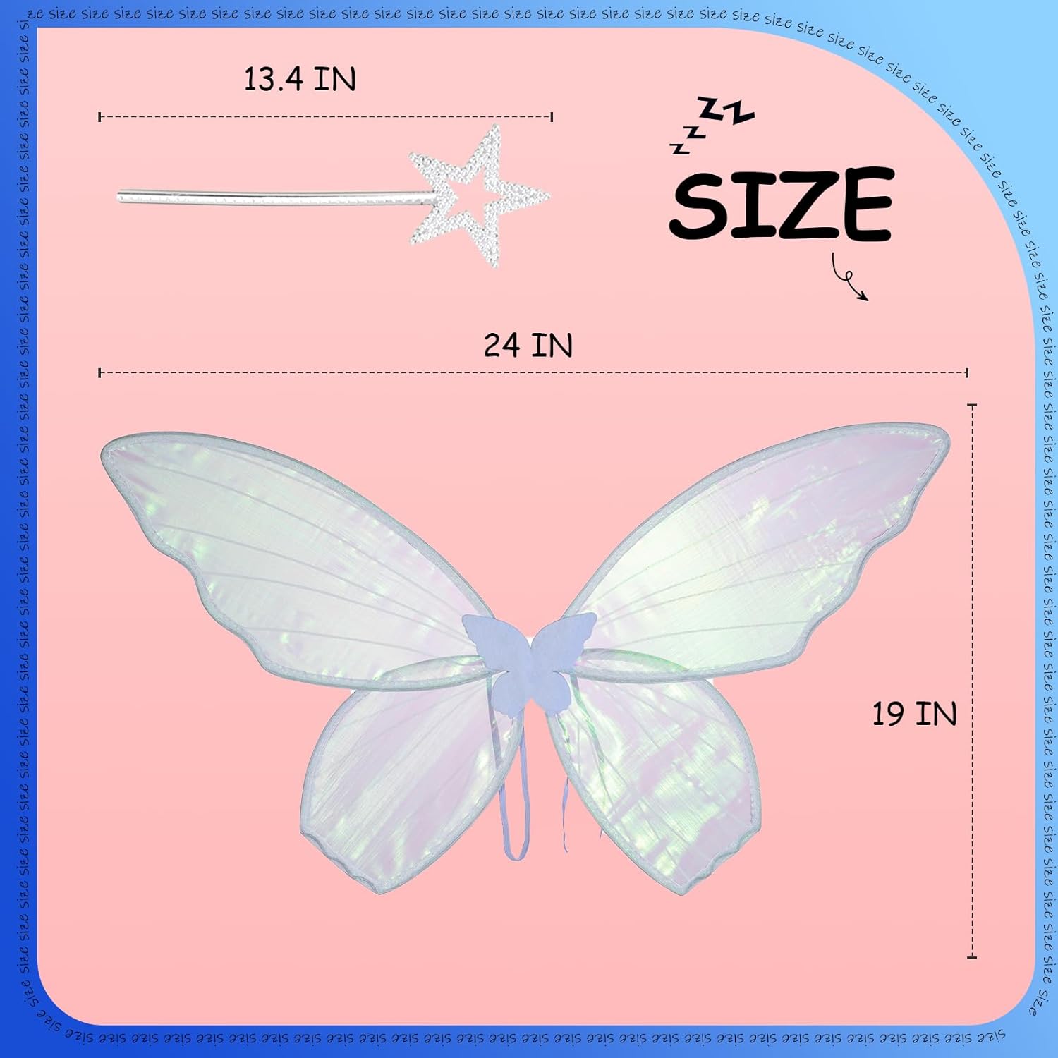 Enchanting Fairy Wings Set for Adults Girls