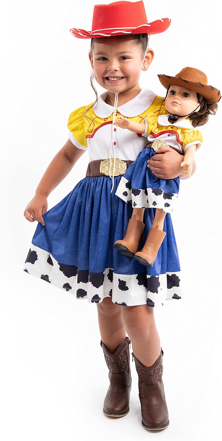 Little Adventures Costume Cowboy and Cowgirl Felt Hats for Girls
