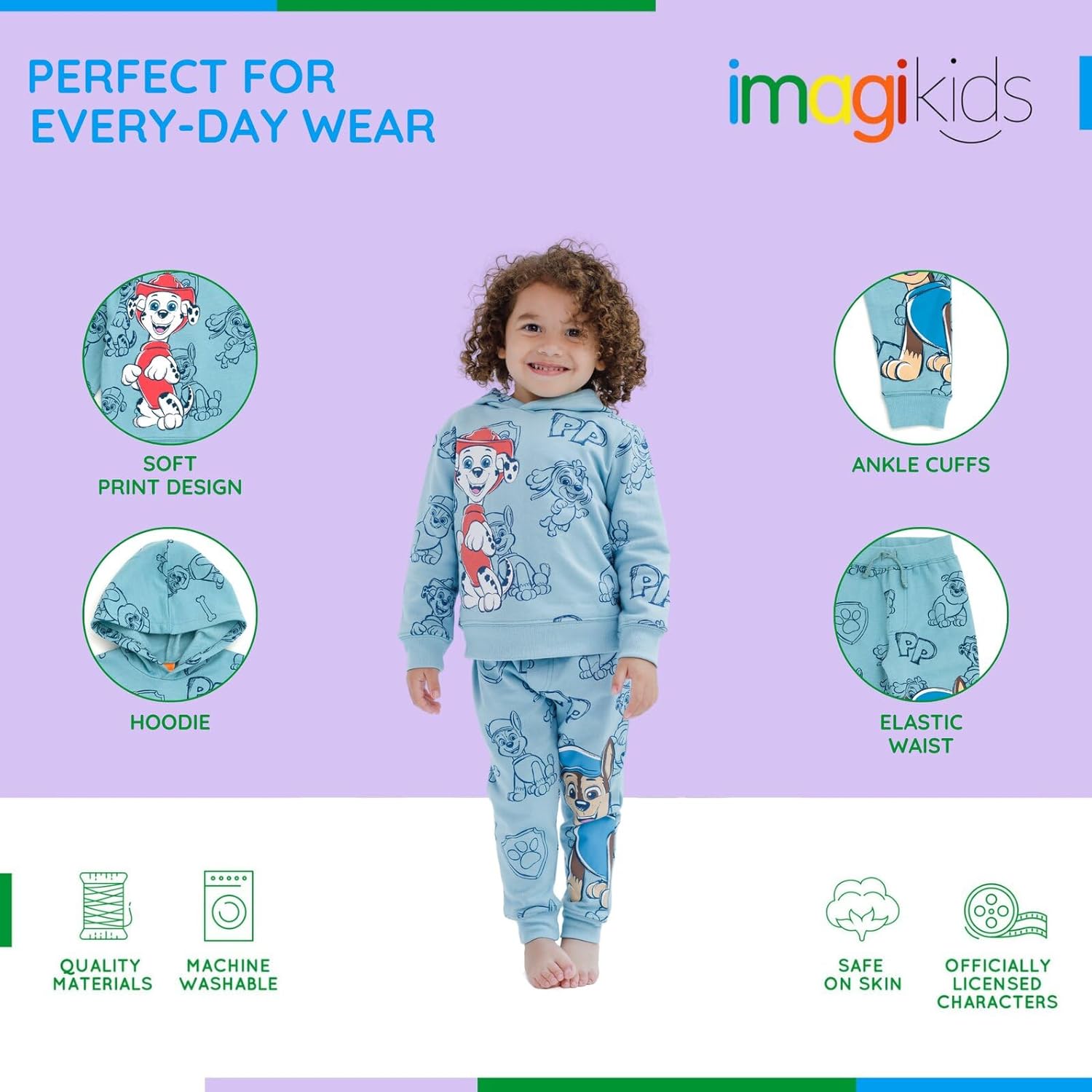 Nickelodeon Paw Patrol Cozy Fleece Overalls