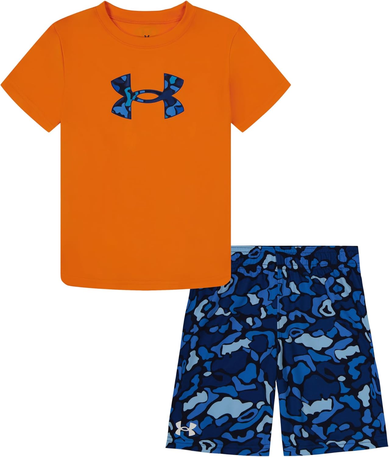 Under Armour Boys Short Sleeve Tee Short Set - Lightweight Breathable Durable
