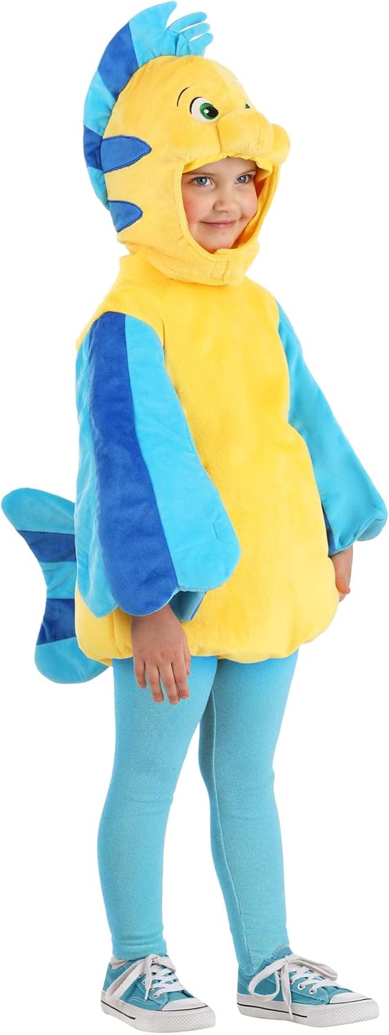 Disney Little Mermaid Flounder Halloween Toddler Costume