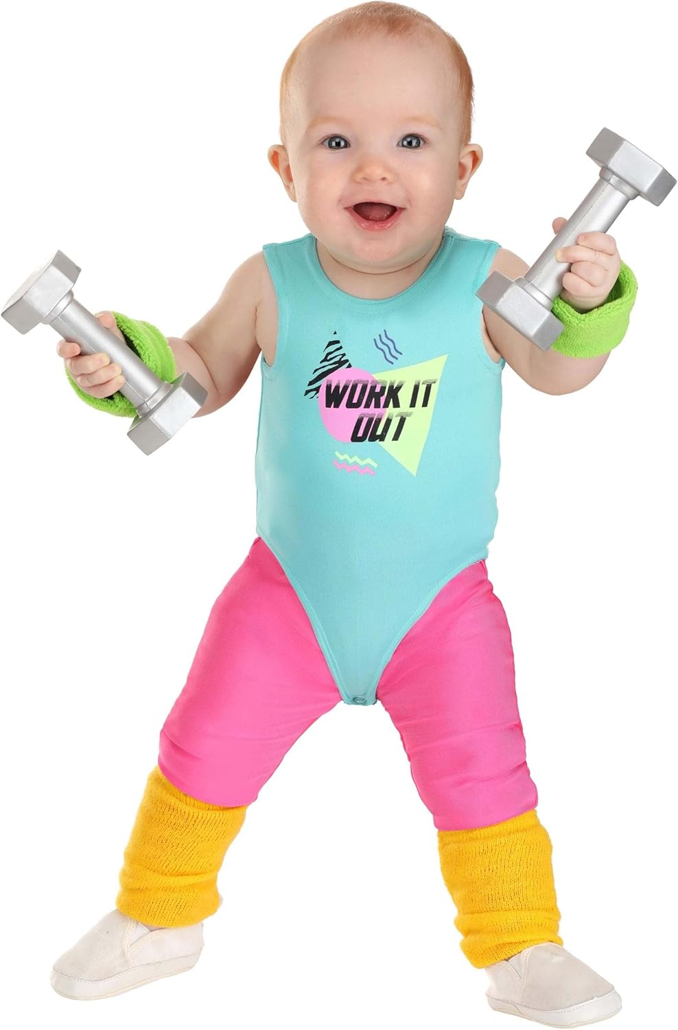 Back to 80s Baby Workout Costume