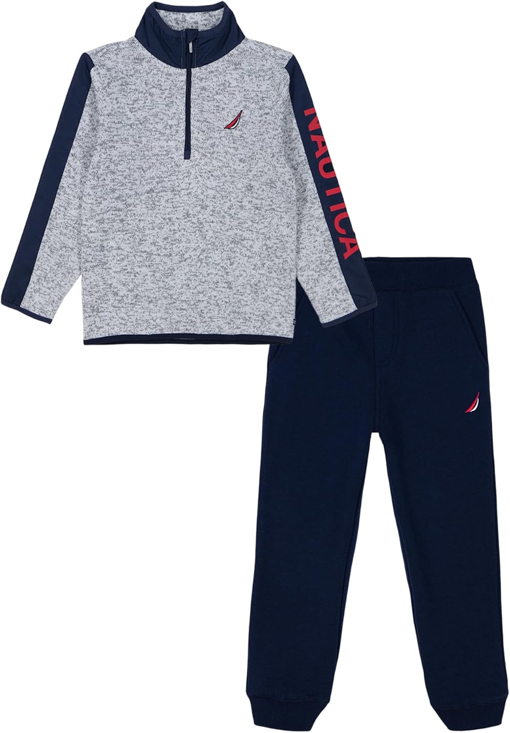 Nautica Boys Polar Fleece 12 Zip 2pc Set
