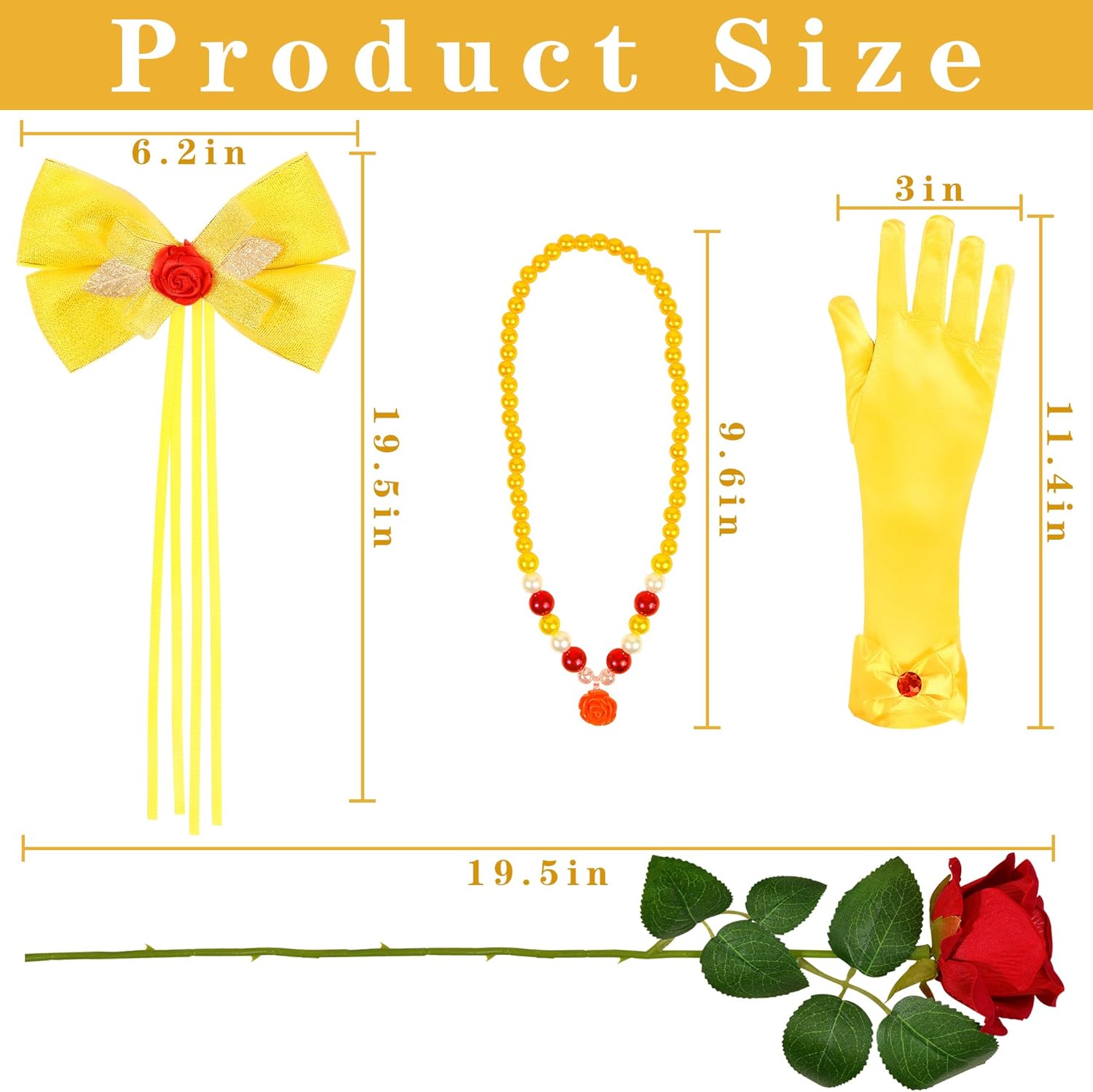 U-Gofort Yellow OCI Princess Accessories for Girls