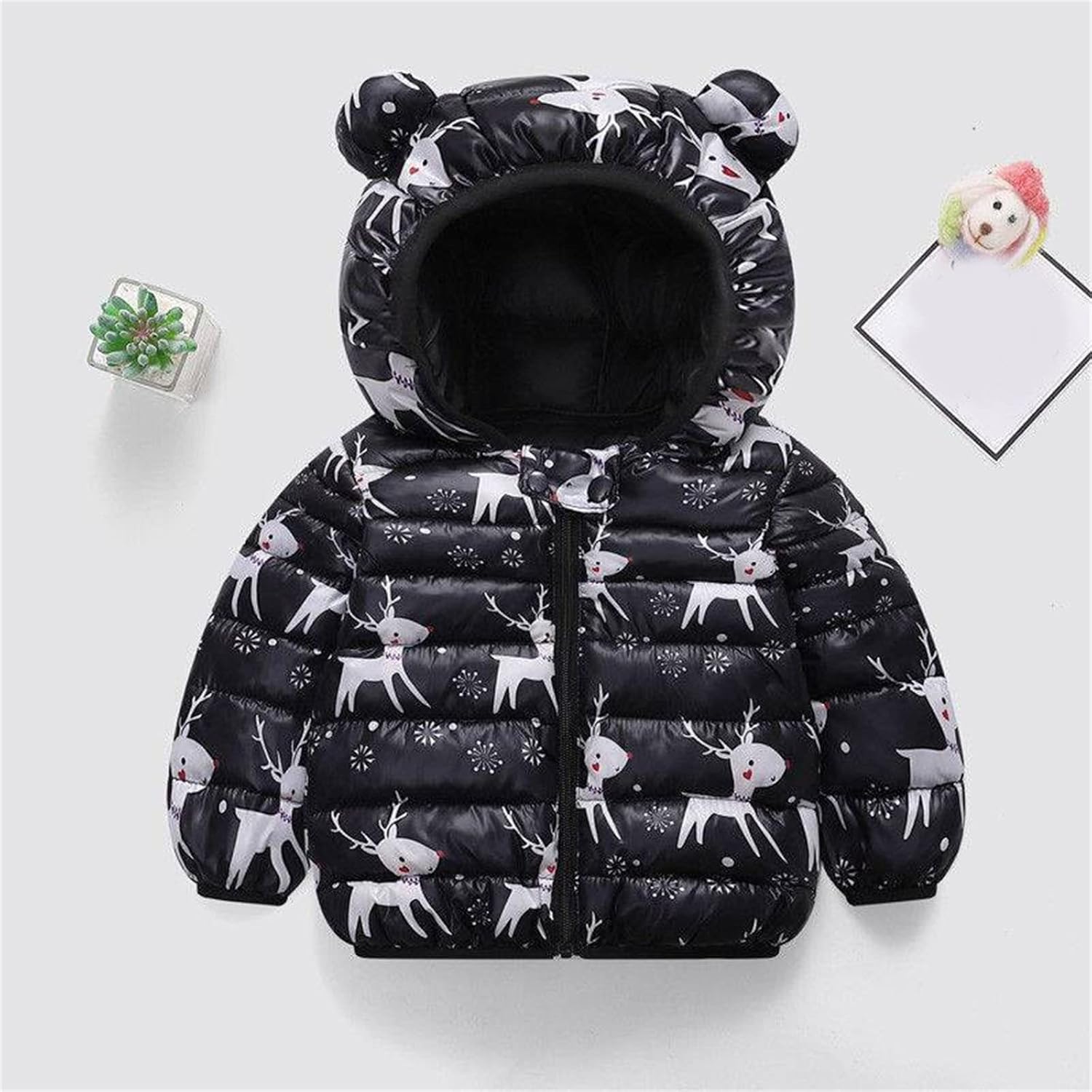 Cartesian Deer Winter Jacket for Kids