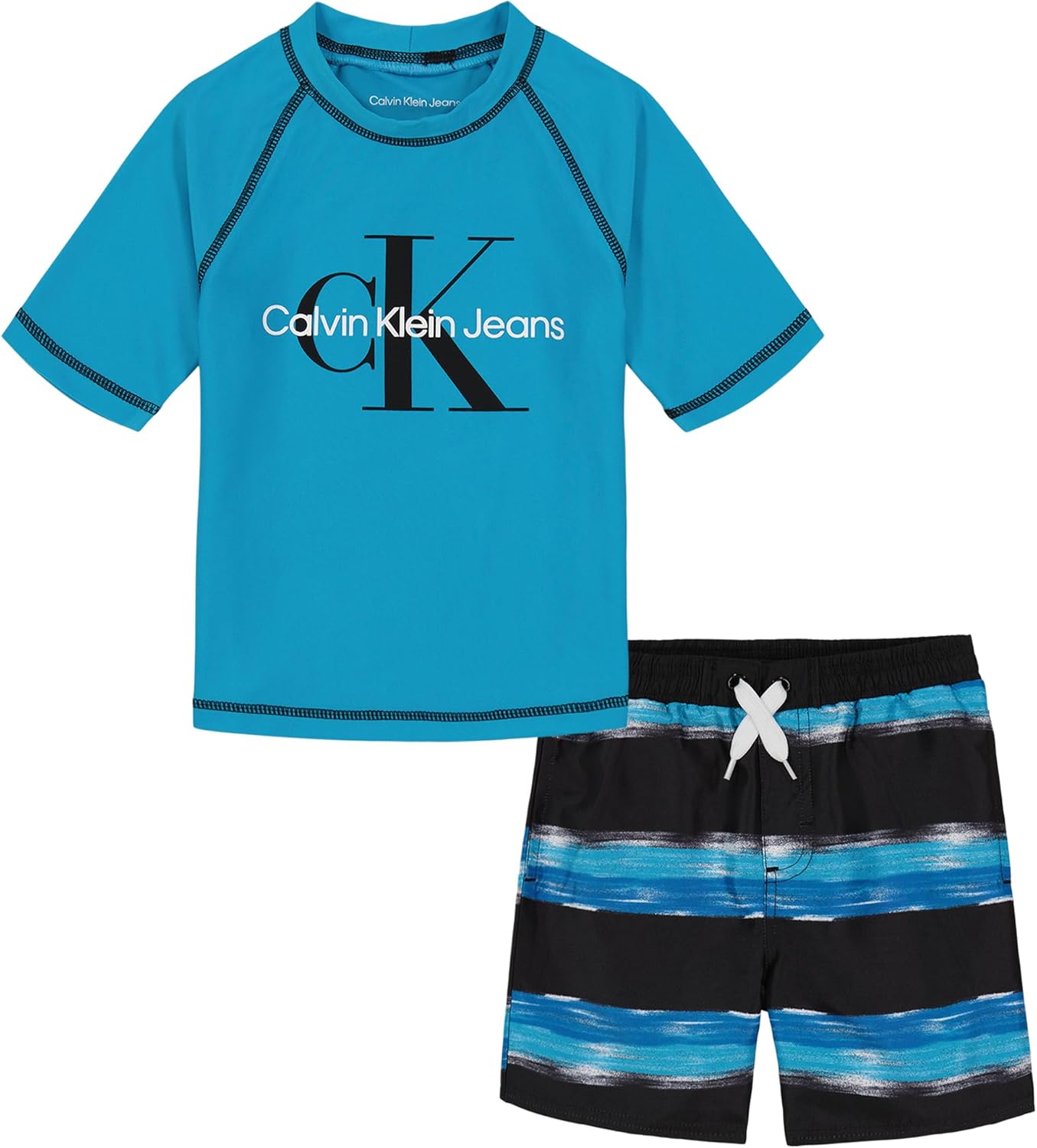 Calvin Klein Boys 2-Piece Swim Set Comfortable Stylish