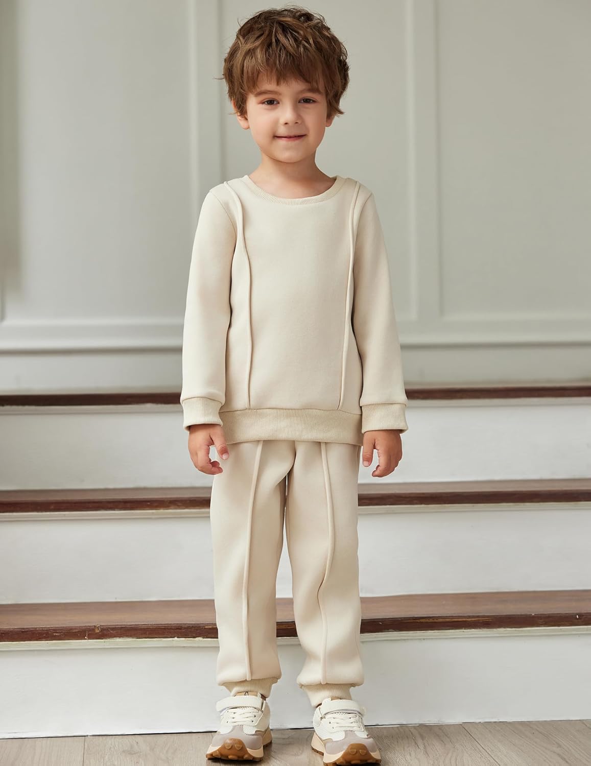 Arshiner Boys Sweatshirt Pants Set