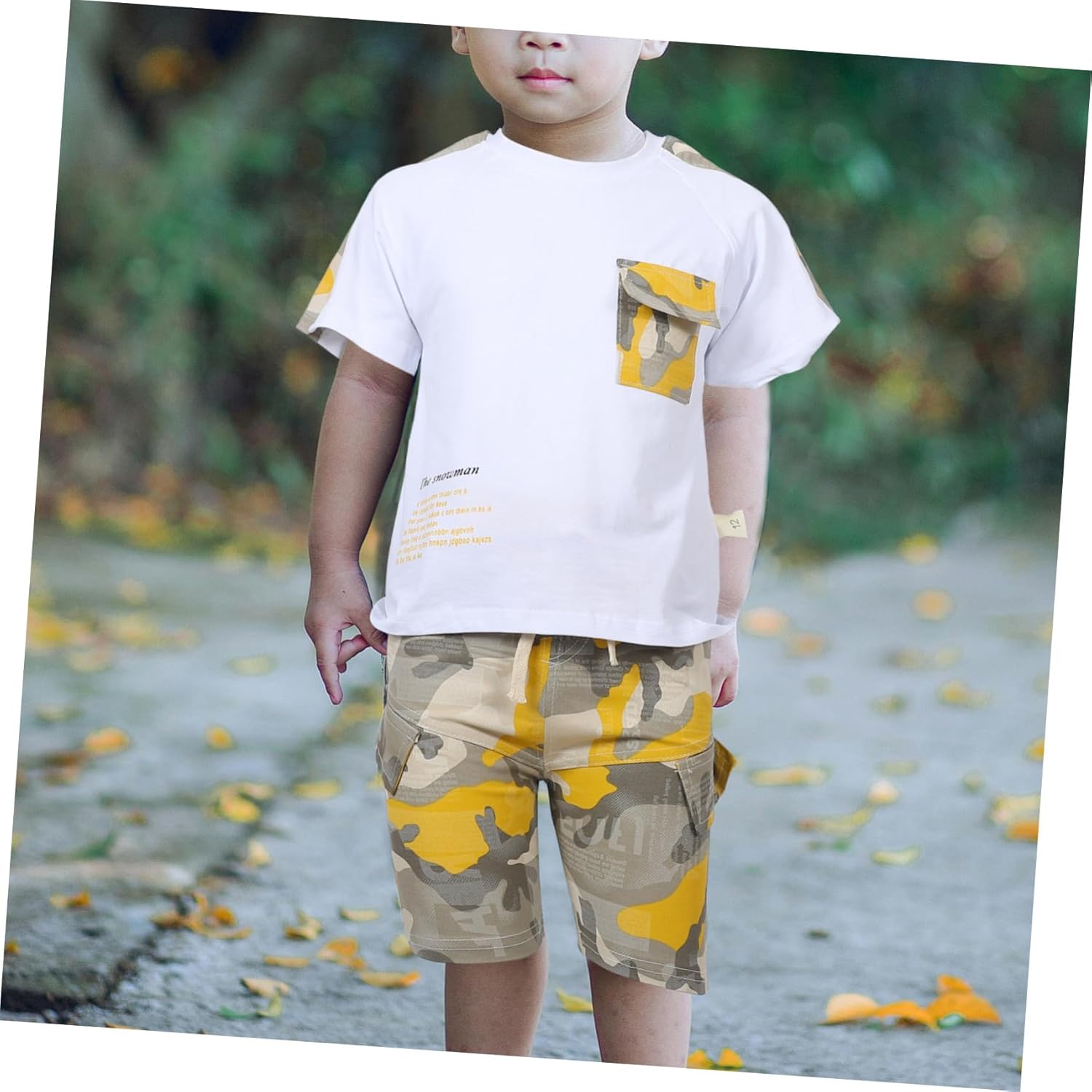 LIFKOME Boys Summer Outfit Set - Trendy Comfortable