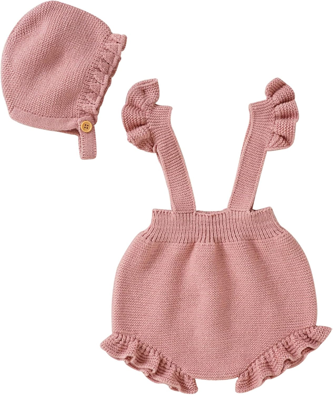 Newborn Baby Girl Ruffle Romper Pink Halloween Christmas Costume