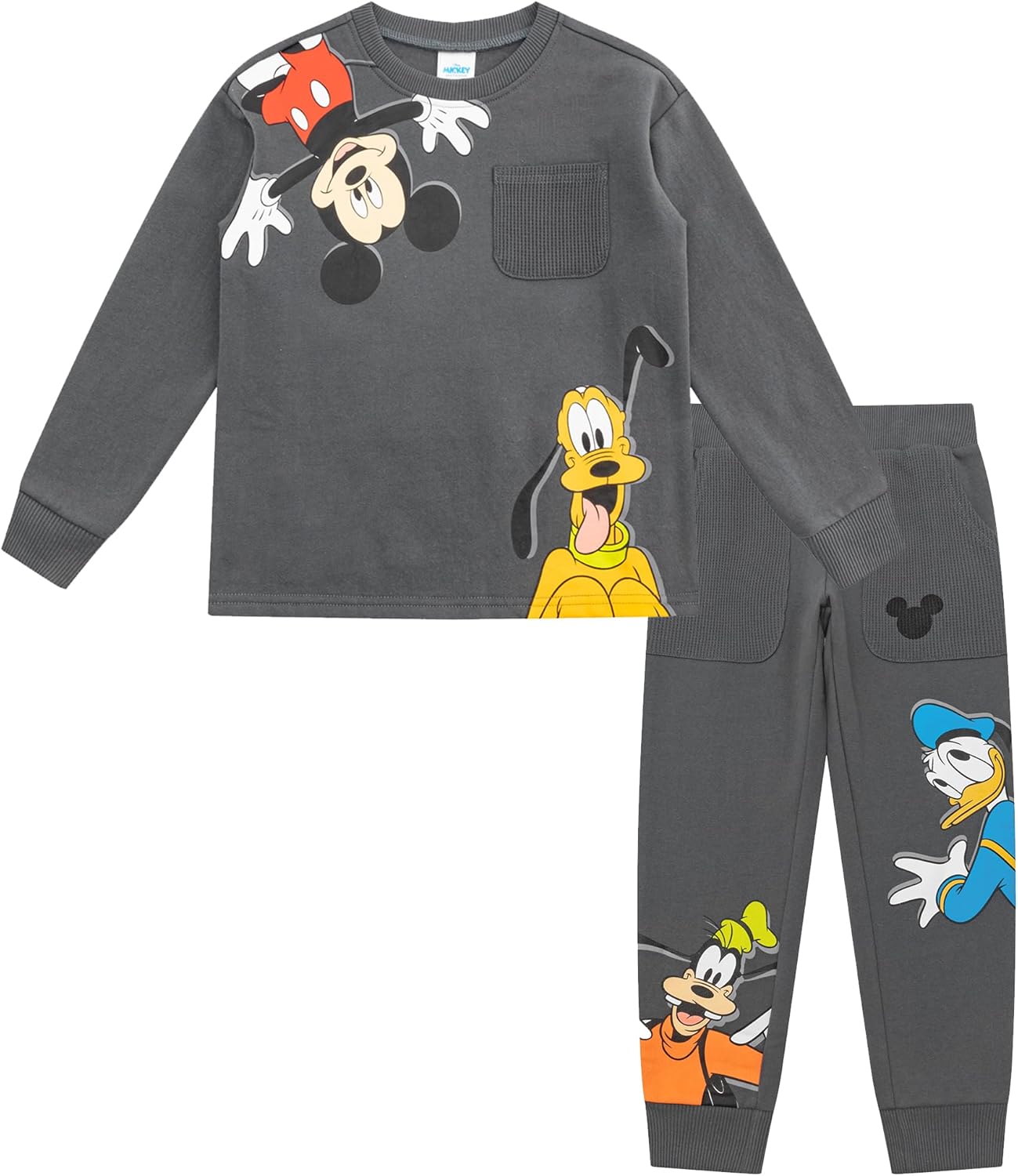 Disney Mickey Mouse Boys Fleece Set for Toddler to Big Kids