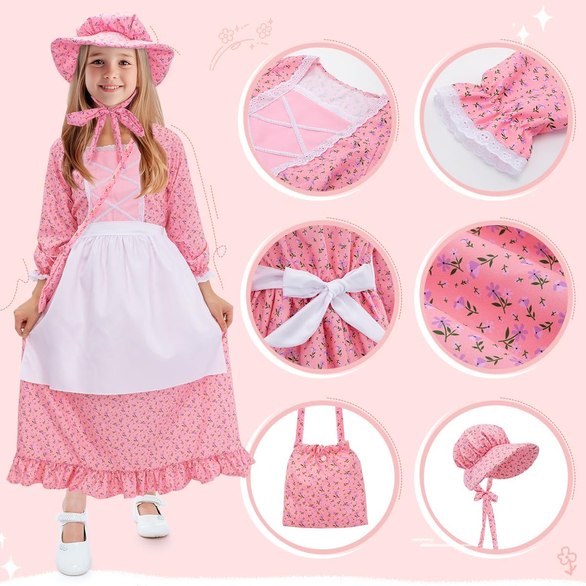 Pioneer Girl Colonial Dress